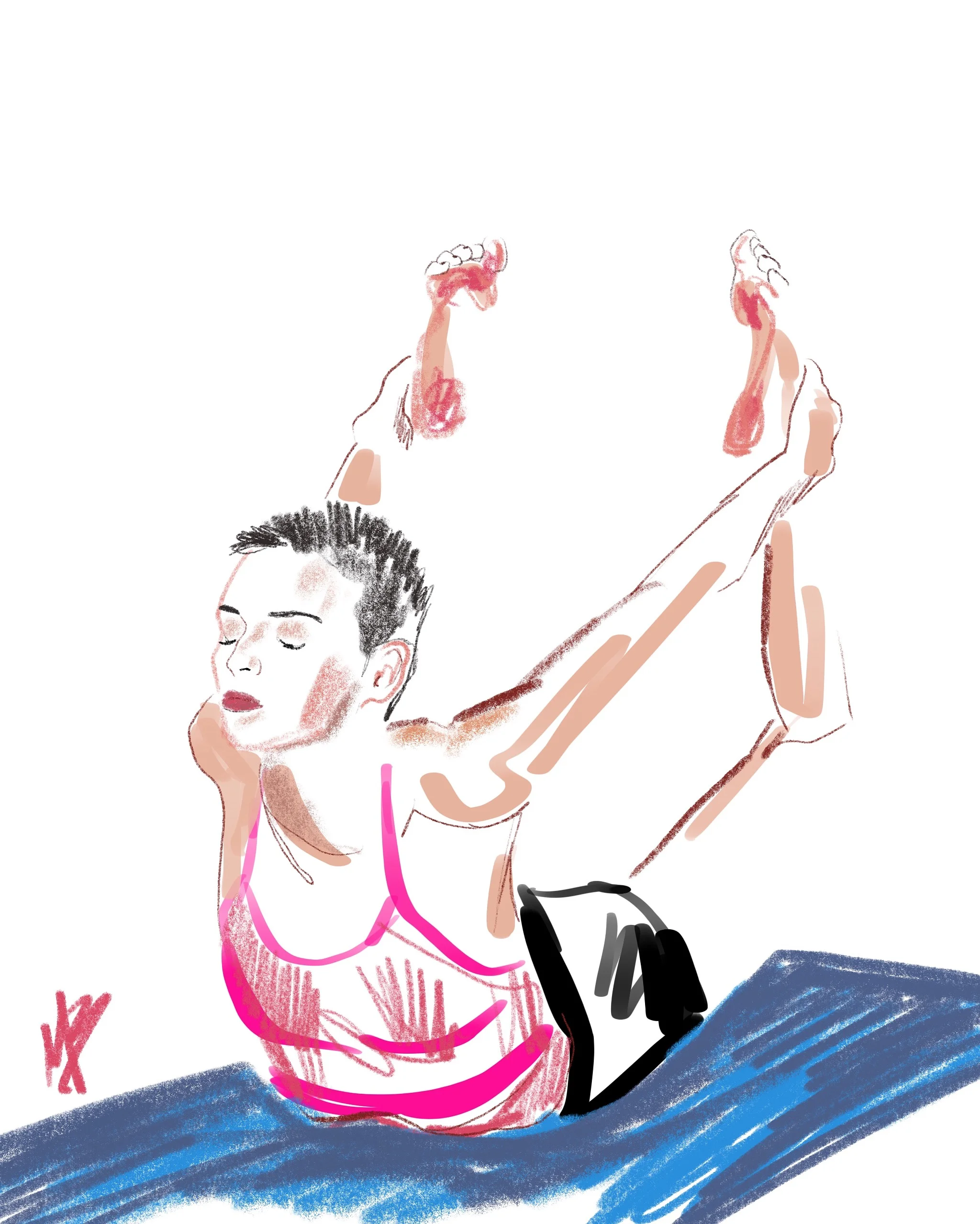 Let inspiration flow out of you for the benefit of those around you | art inspired by @theyogaunderground @markehlll @tiatakespictures #yoga #yogi #yogaart #yogaartist