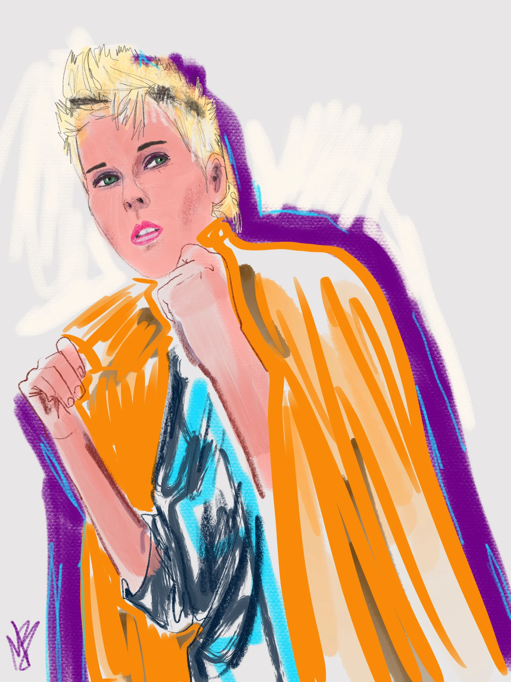 Put on the garments of your true self. | art inspired by @brookevangeline @bobbibrown @zara @solismagazine @reza_golestani #fashion #model #art #artist #illustration #mikebone #mikebrennanart #fashion