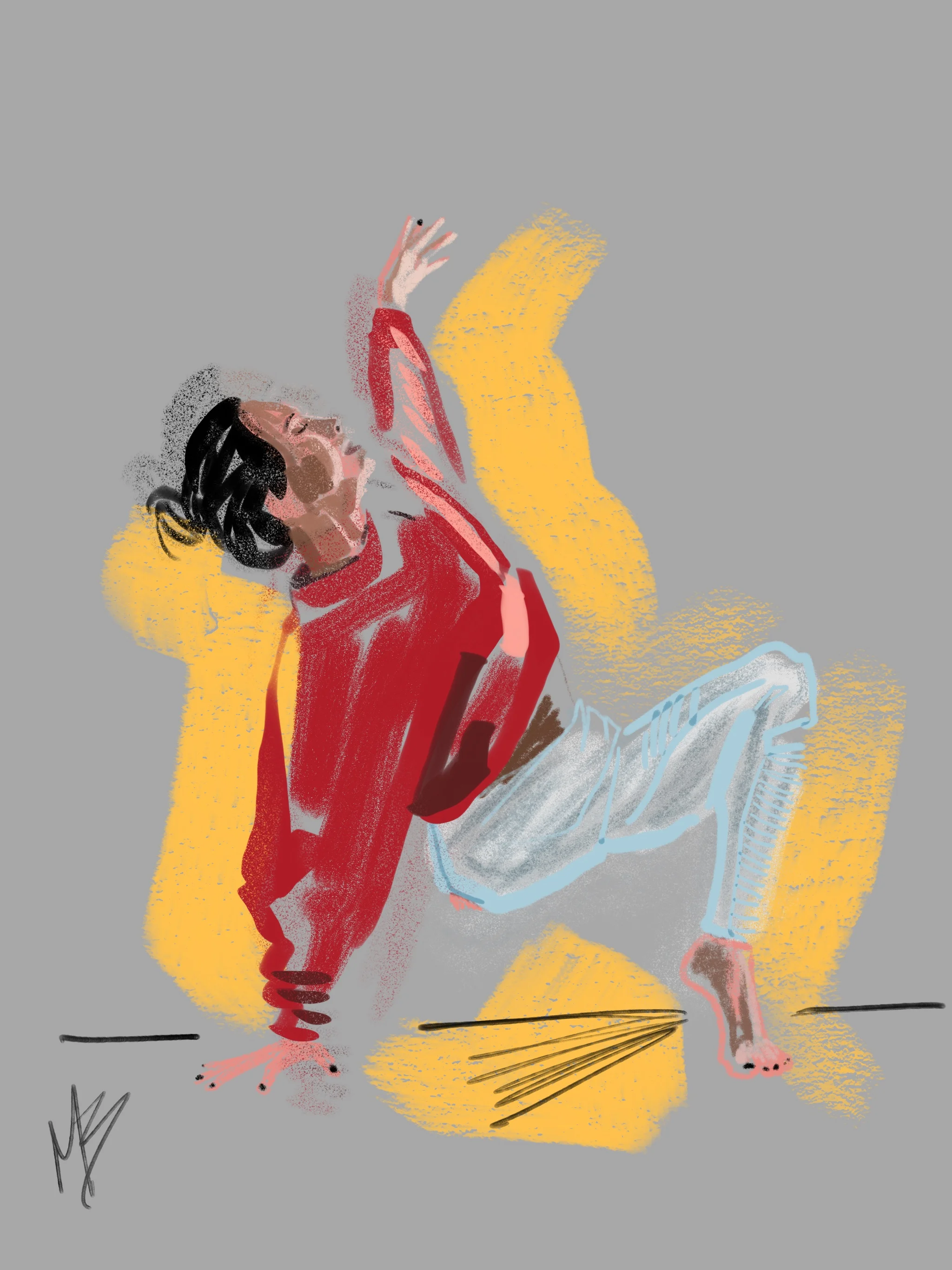 When you do things for you, you are doing things for others too, because it lets you show up as your best self. Pay attention to self care. Art inspired by @whitneydavisyoga #yoga #yogi #yogaart #yoga