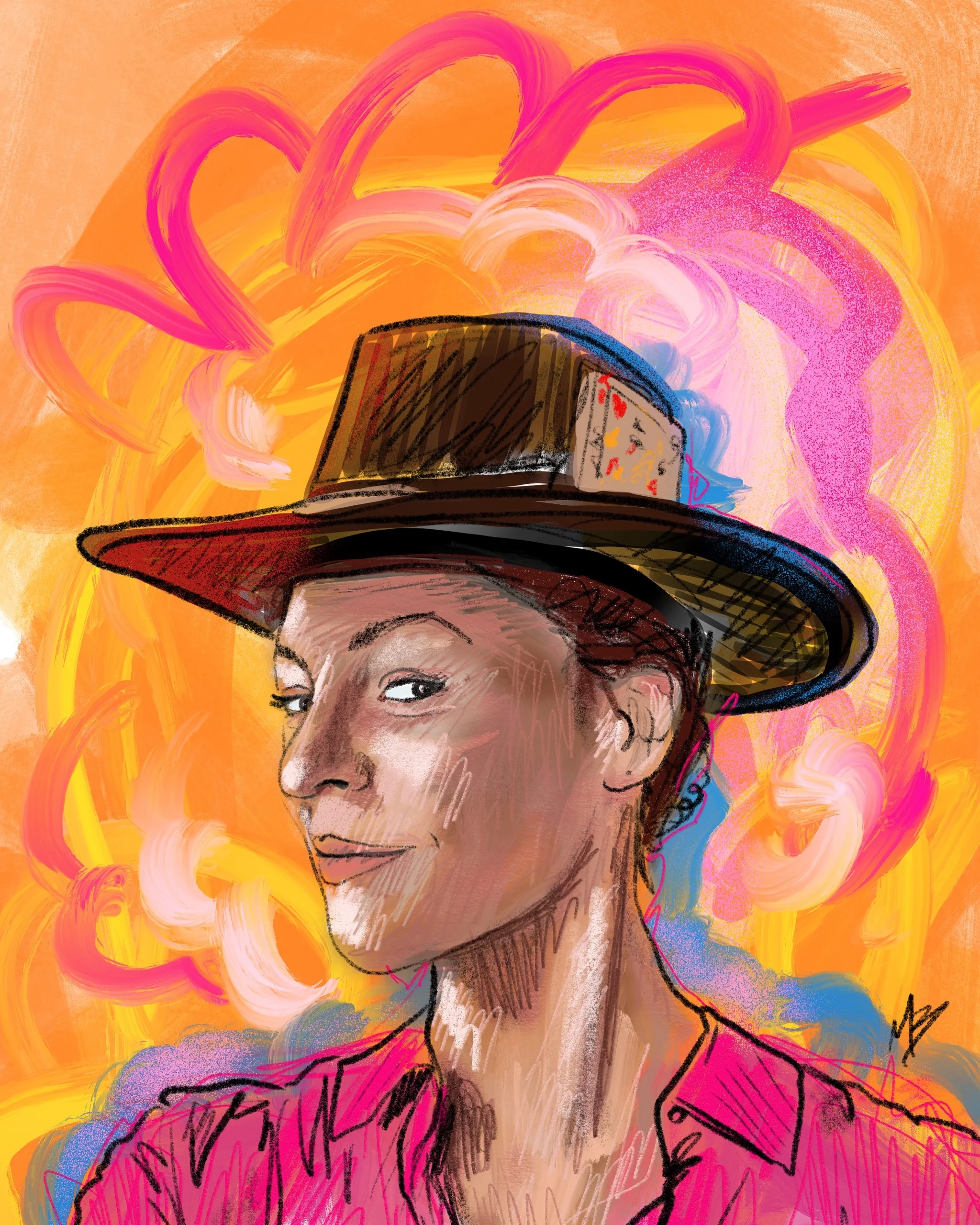 Be the real you. Always. Art inspired by @pollyannamcintosh @platanitoshow #pollyannamcintosh #actress #twd #jadis #anne #thewalkingdead #fanart #art #artist #illustration #painting #mikebone