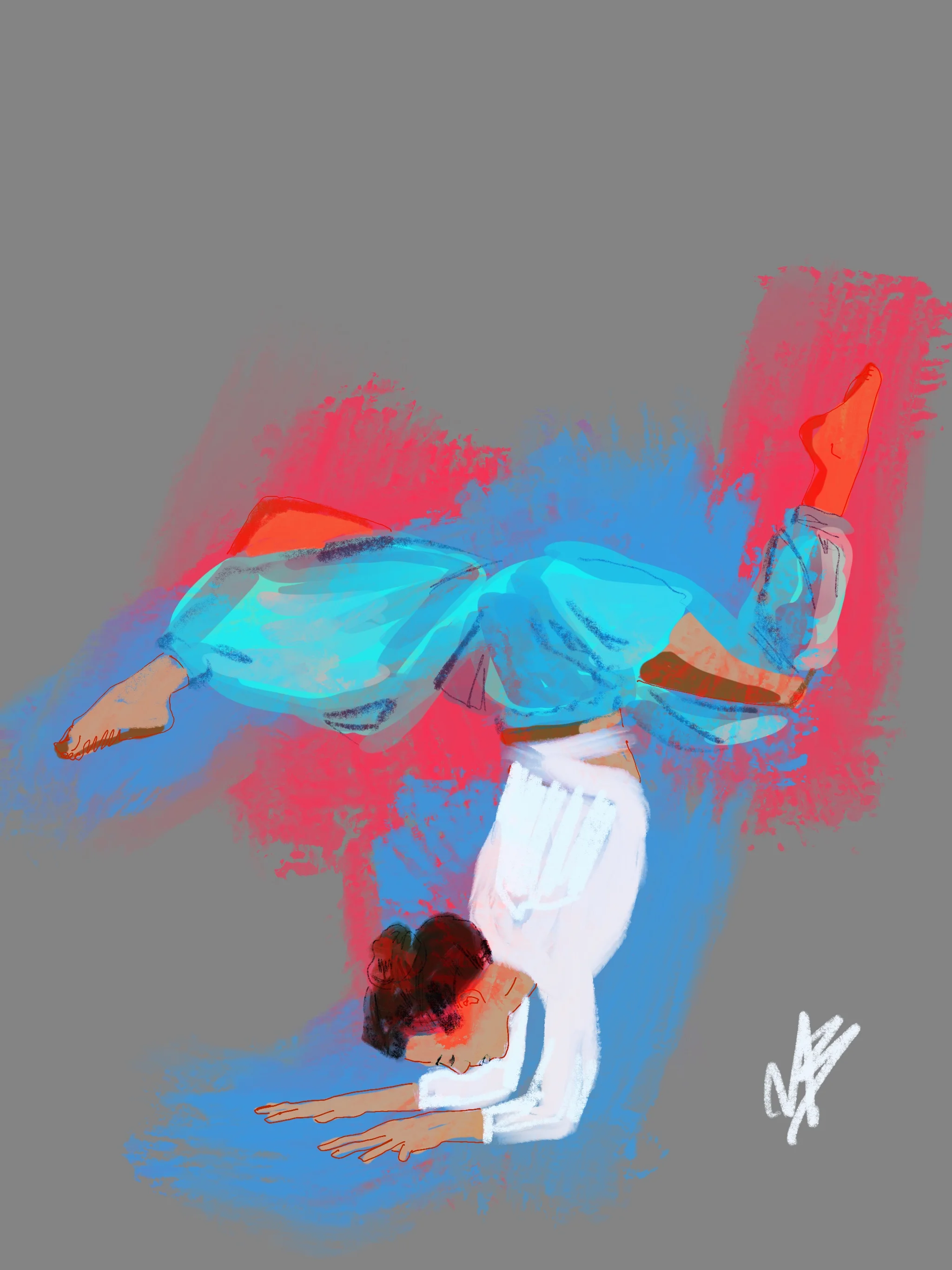 Let your true self shine. Art inspired by @odette__hughes @flexilexi_fitness #yoga #yogi #yogaart #yogaartist #fitness 