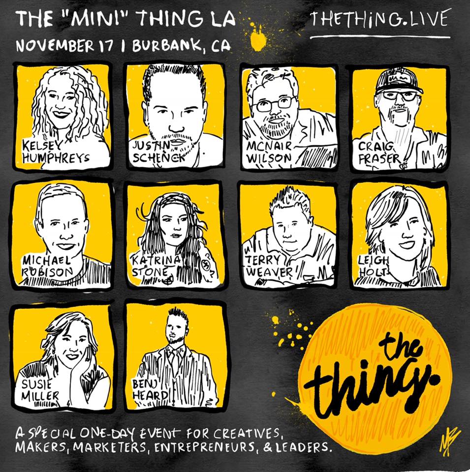 Speaker line up for The Thing Live LA