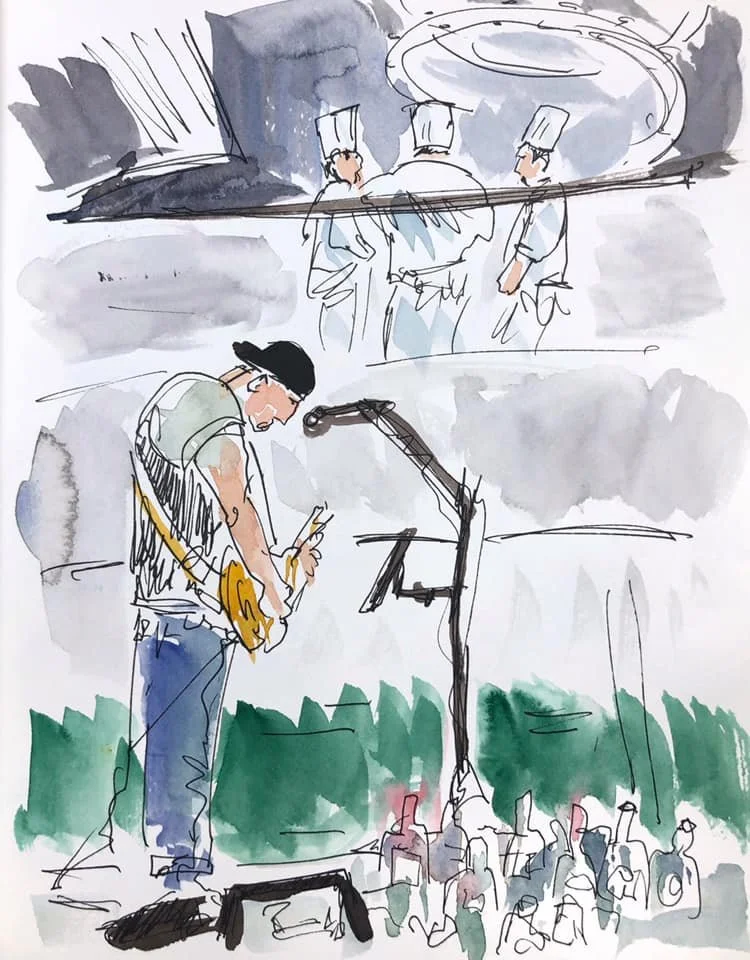 Multiliner Pens and Watercolor: The Perfect Combination for On-The-Go Artists