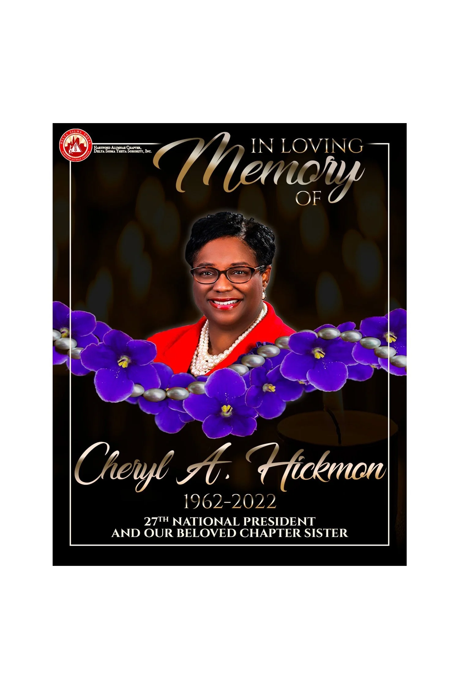 National President Cheryl A. Hickmon — Delta Sigma Theta Sorority, Inc