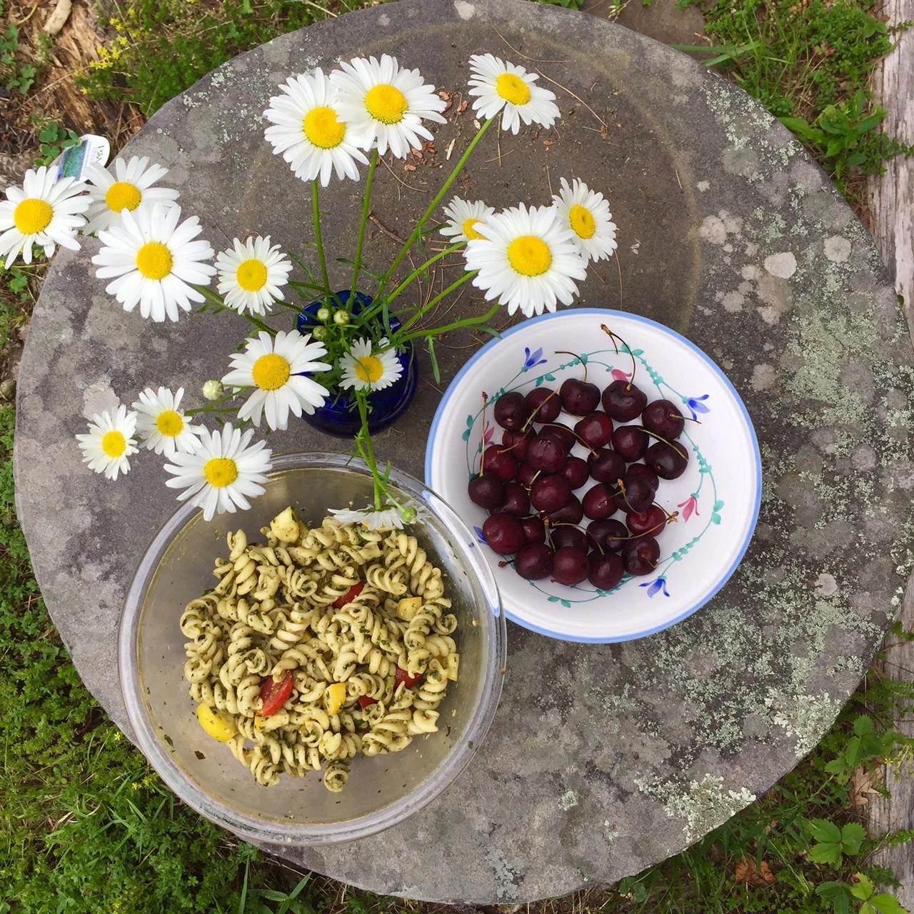 Upstate Summer Snacking: Pasta Salad &amp; Hudson Cherries