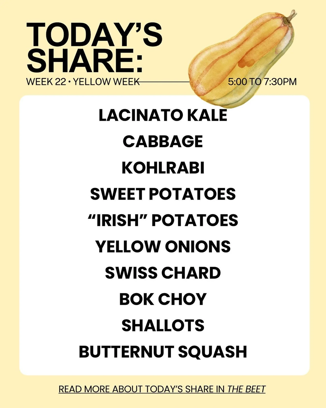 Today is our final pickup of the 2025 season 💛 We want to thank every one of you from your part in the 2025 CSA season. Thank you for showing up in the rain and on the hottest summer days. Thanks to all of you who unloaded the truck, arranged the pr