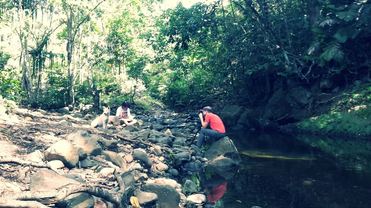 Behind the Scene photo by the Assistant Director