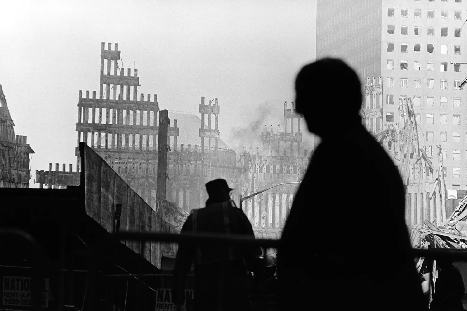 "The pile" at Ground Zero New York, NY. 2001