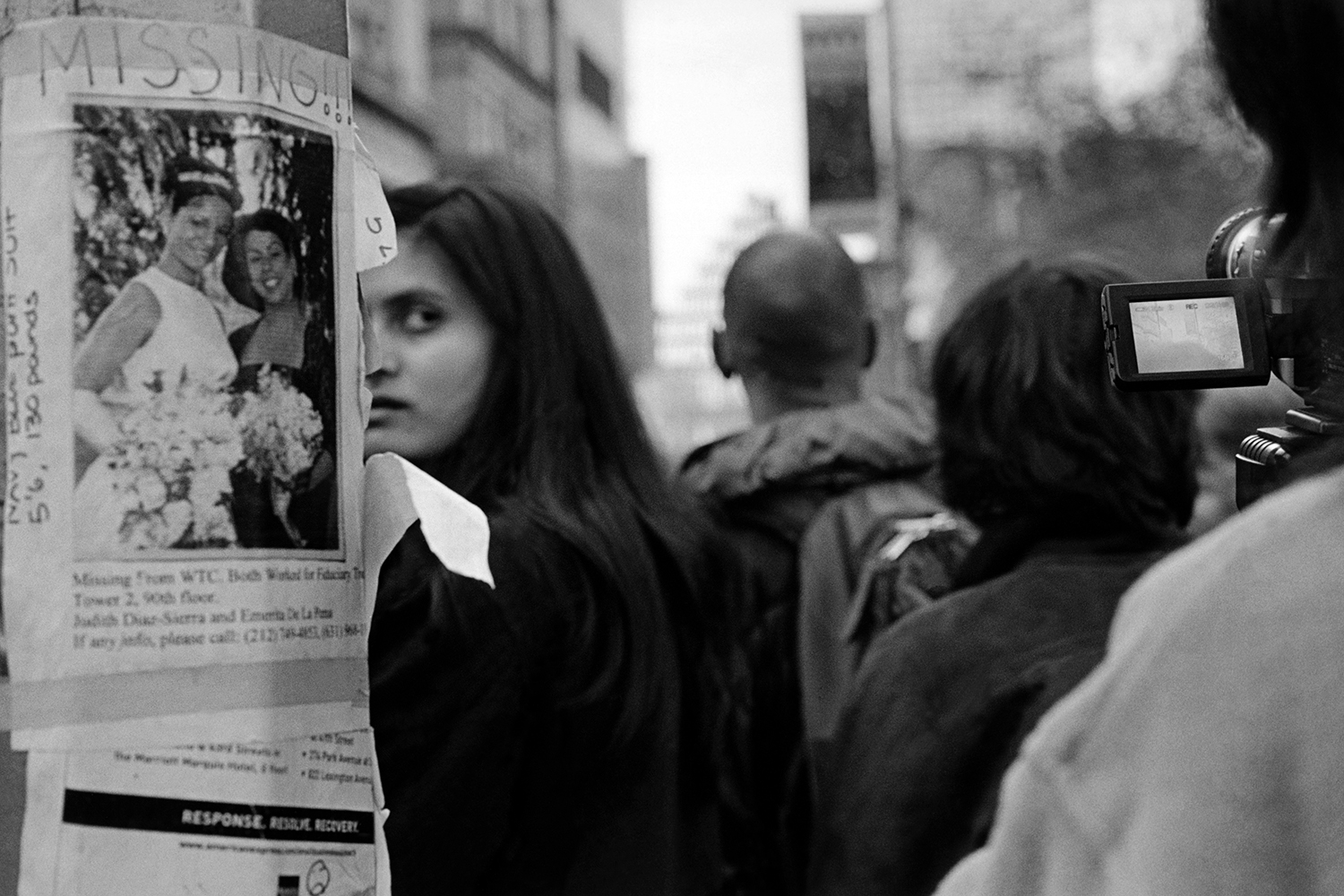   Onlookers on Broadway  New York, NY. &nbsp;2001 