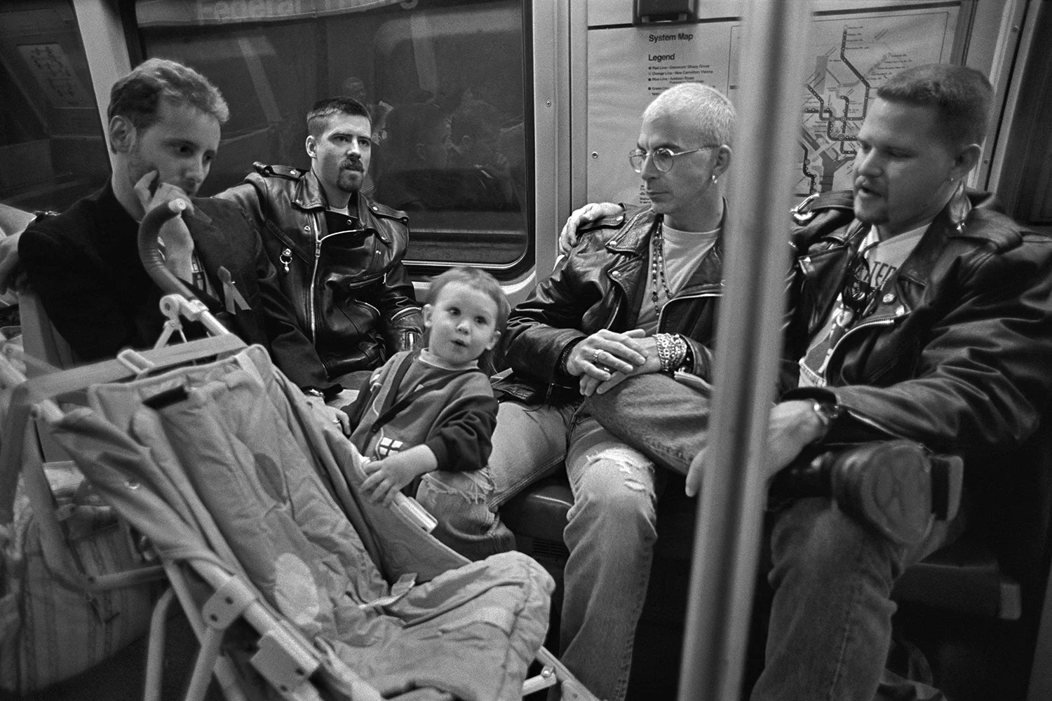 Traveling to the March on Washington for Lesbian, Gay, and Bi Equal Rights and Liberation Washington, DC. 1993