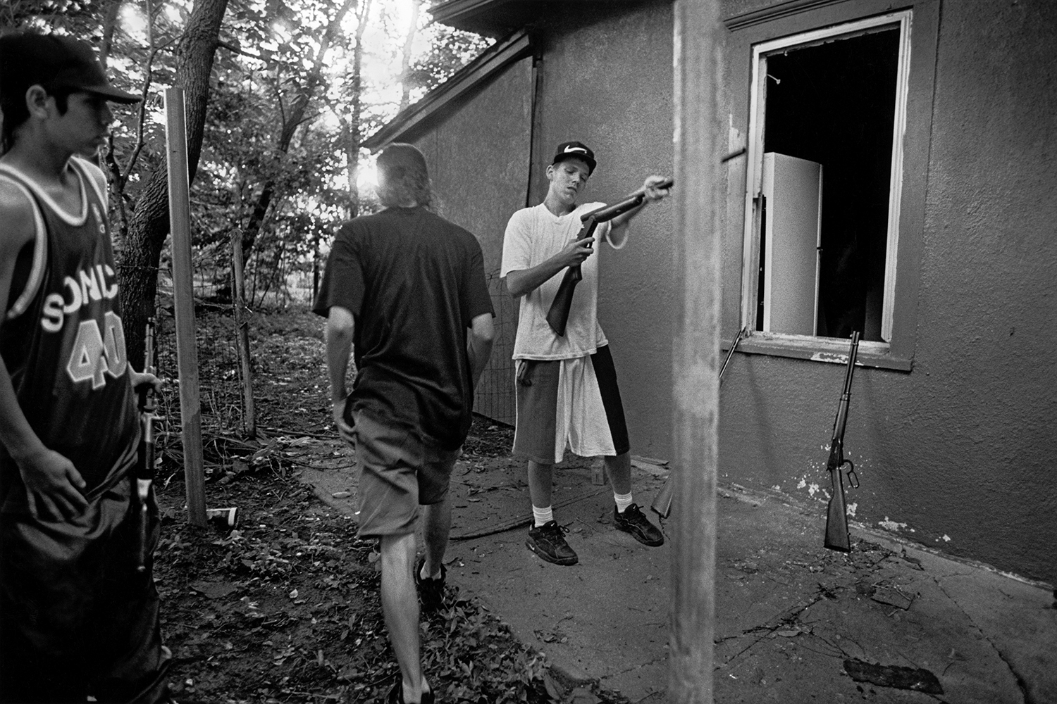   Cache of shotguns  Kansas City, MO. &nbsp;1995 