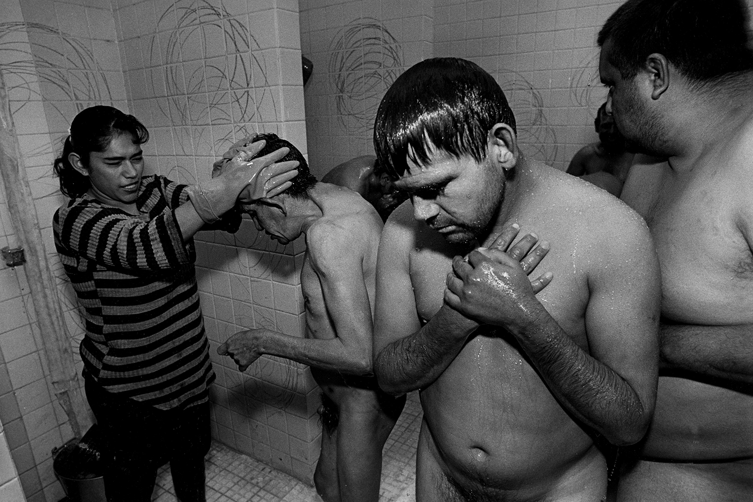   Ice cold showers with no towels  Ocaranza Psychiatric Institute Hidalgo, Mexico &nbsp;1999 