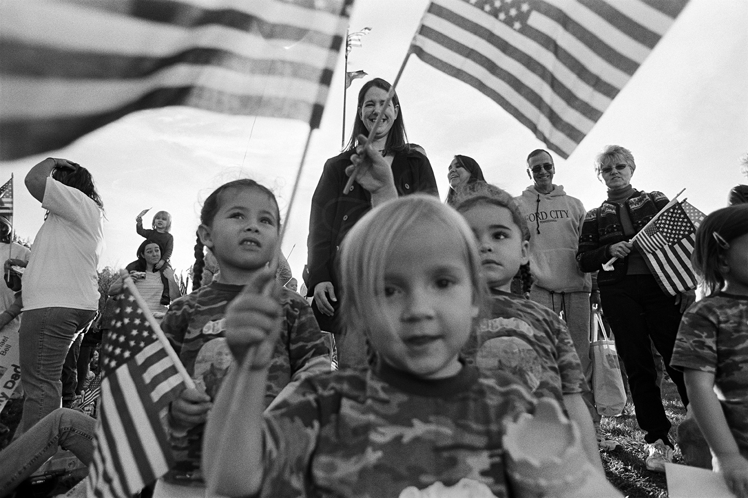   National Guard homecoming  Butler, PA. &nbsp;2005 