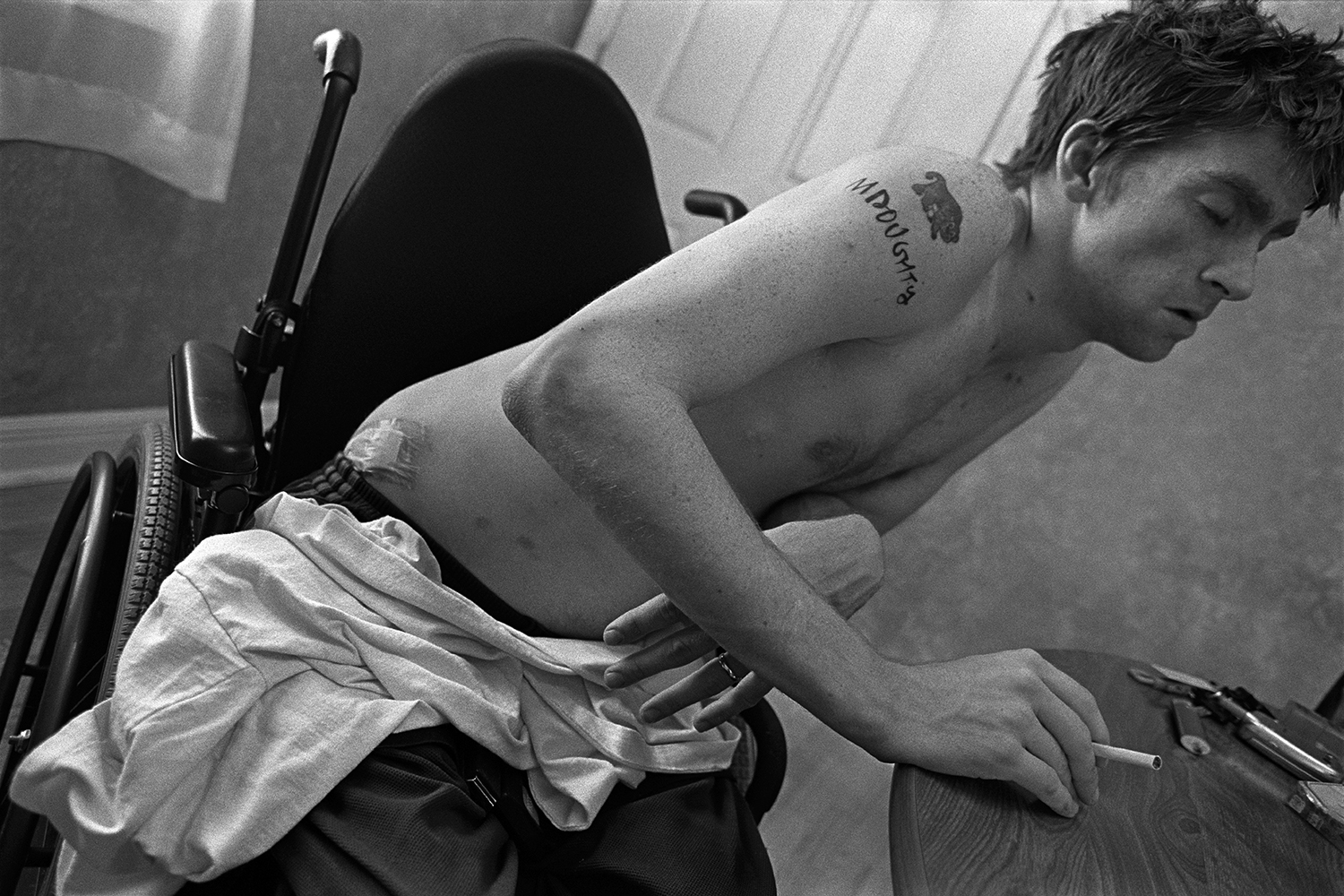   Paralyzed Iraq War vet,&nbsp;Tomas Young  Kansas City, MO. &nbsp;2006 