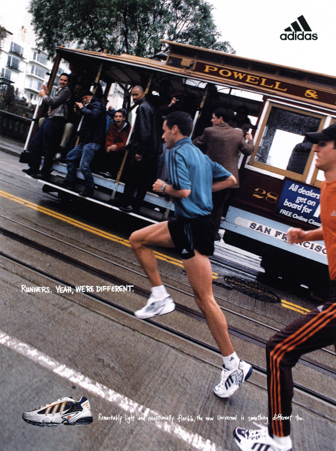   adidas&nbsp;"Runner's, yeah we're different" Campaign  Leagas Delaney, San Francisco 1999 