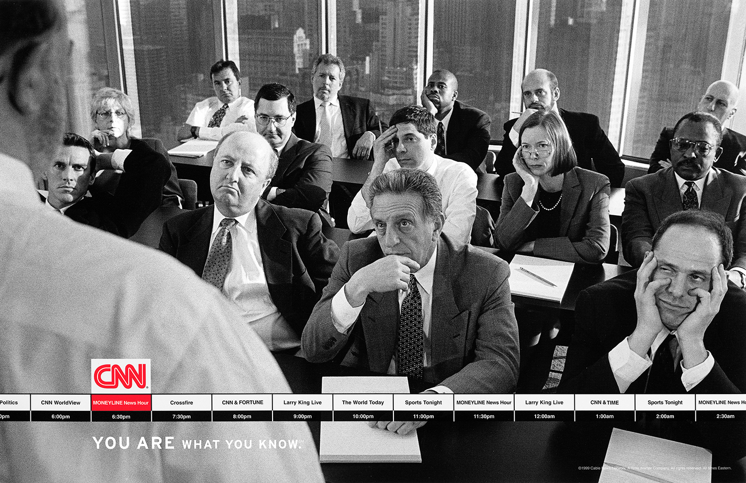  CNN&nbsp;"You are what you know" Campaign  Hill Holliday, Boston 1999 