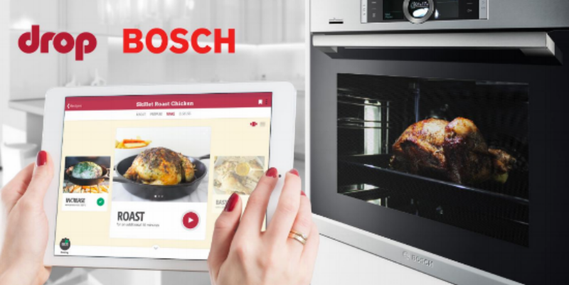 Drop partners with Bosch to integrate with their series 8 oven