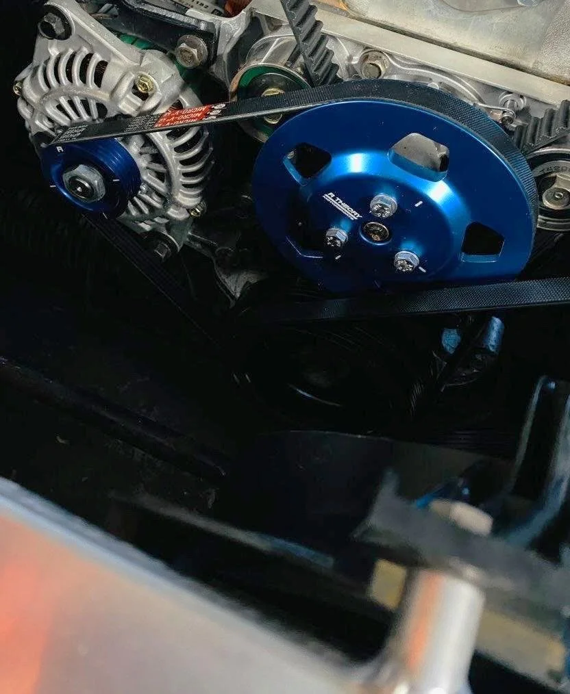 NA/NB MX5 Miata Billet Aluminum Alternator and Water Pump Pulley *Set