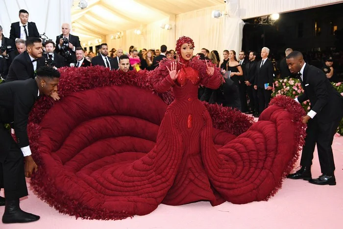 Cardi B in Thom Browne
