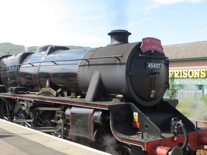 Okay, yes, it was also used as the "Hogwarts Express."