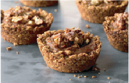 Pumpkin Pie Tartlets with Maple Pecan Crust
