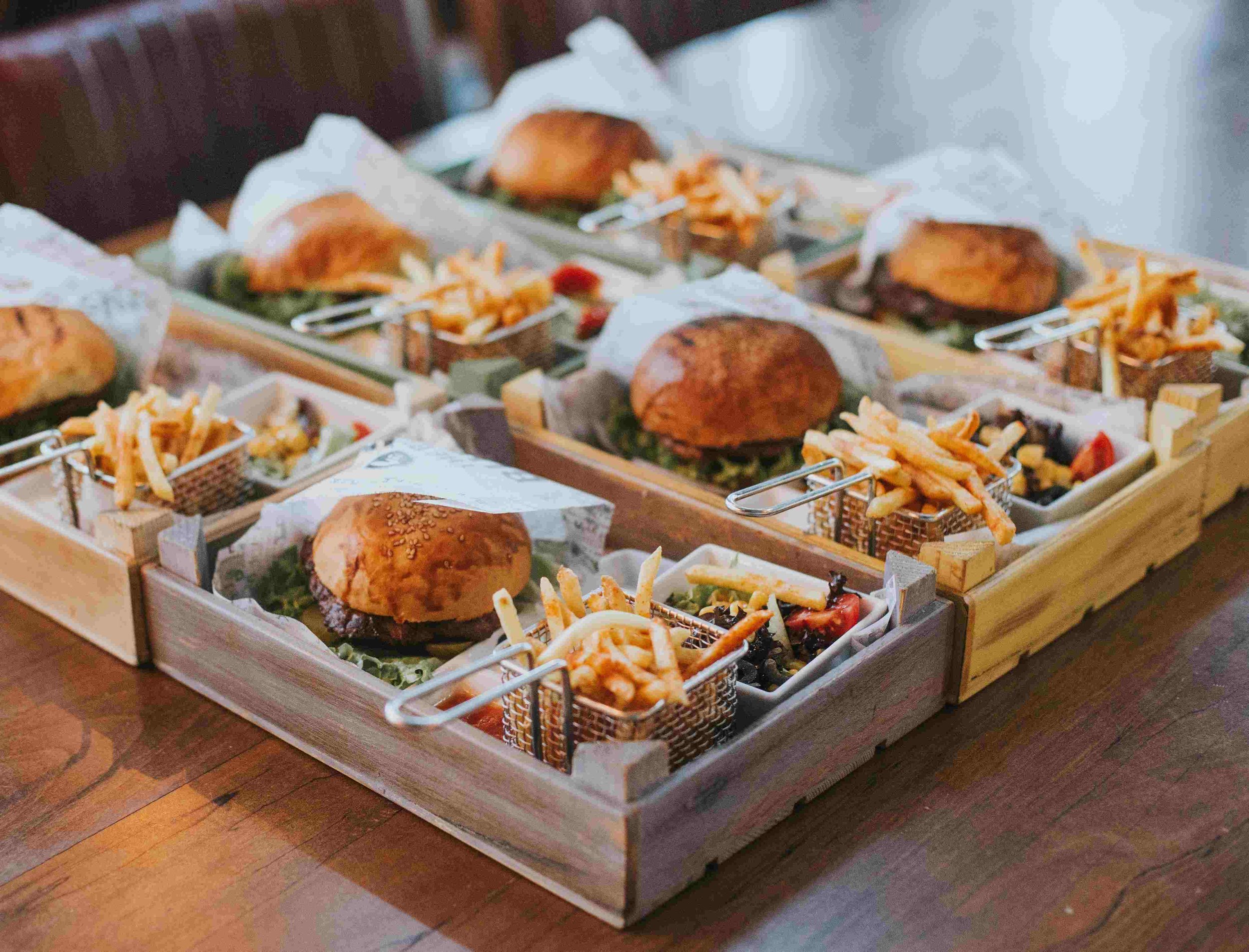 Food Catering Near Me | burger trays.jpeg