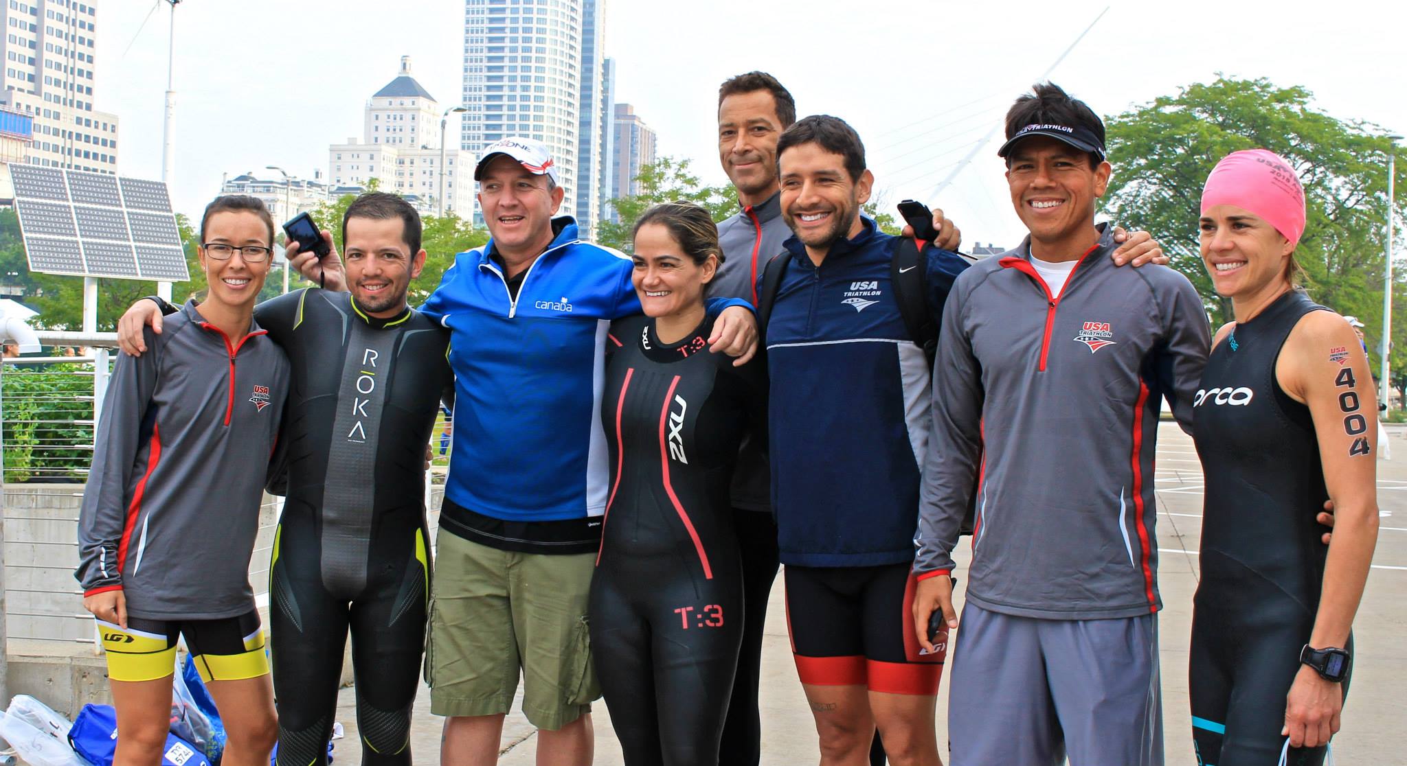 Different teams, all together as Miami represent!