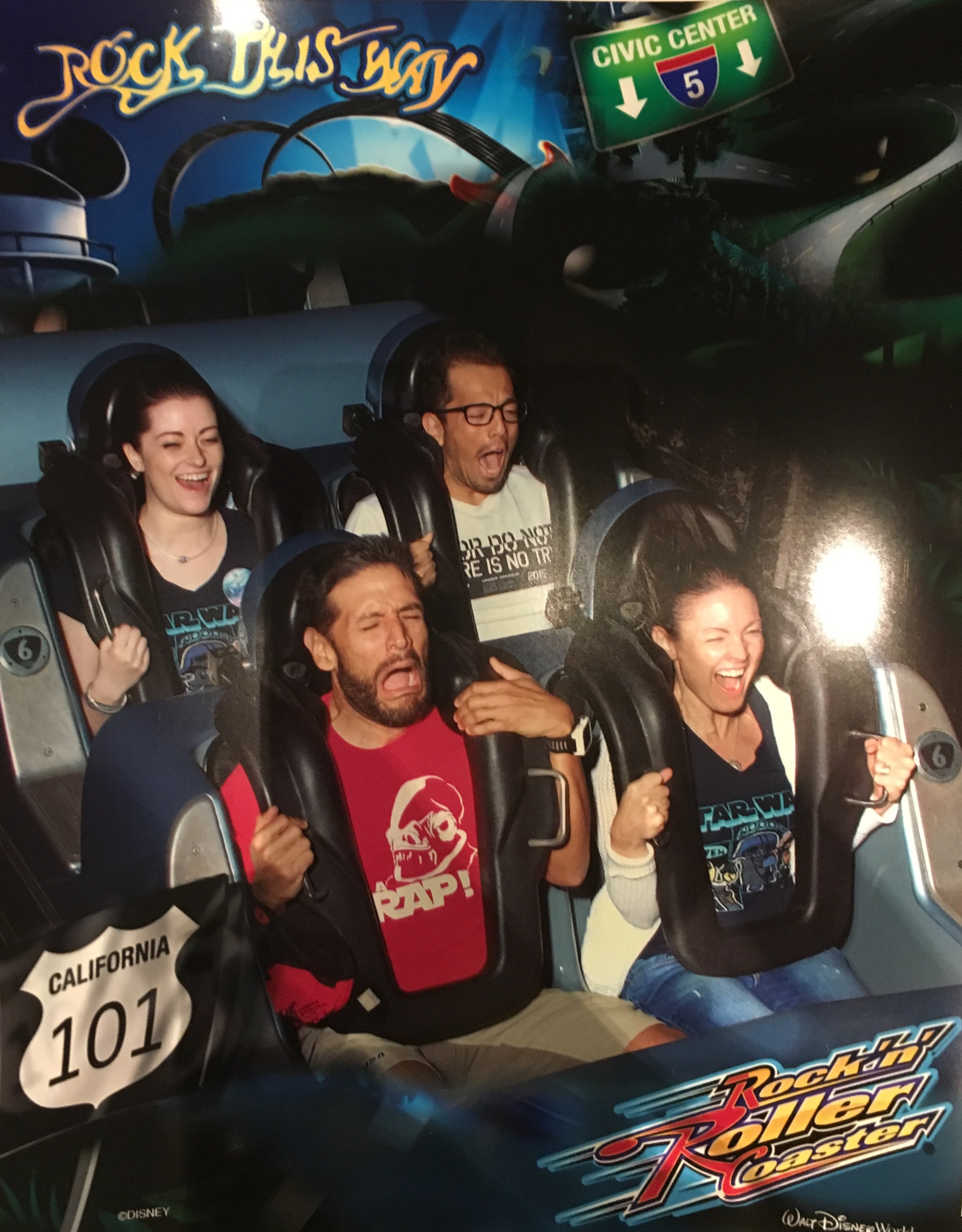 The face of TERROR!!! It was so much FUN!