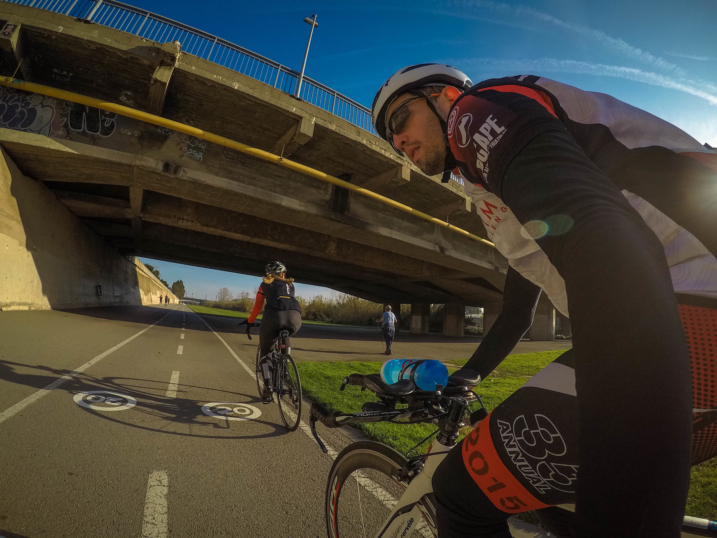 First bike ride in Barcelona