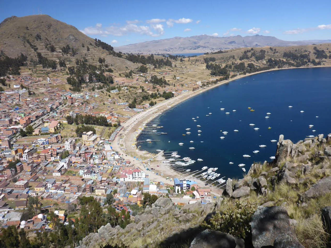 Copacabana on Lake Titicaca.
