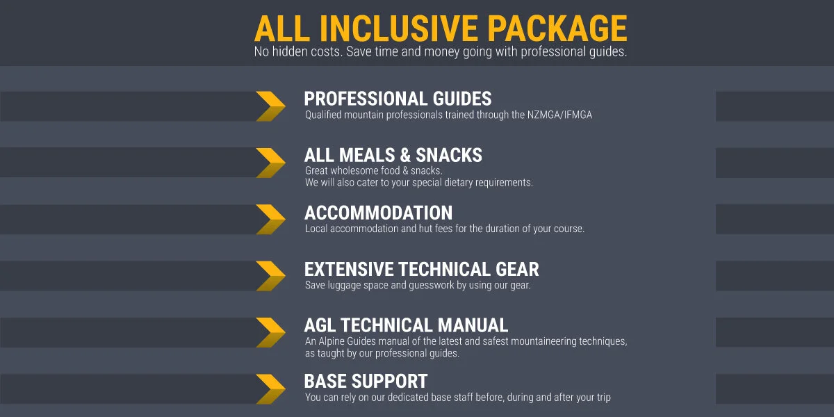 Mountain Skills Course 3-day Introduction — Alpine Guides, Aoraki Mount ...