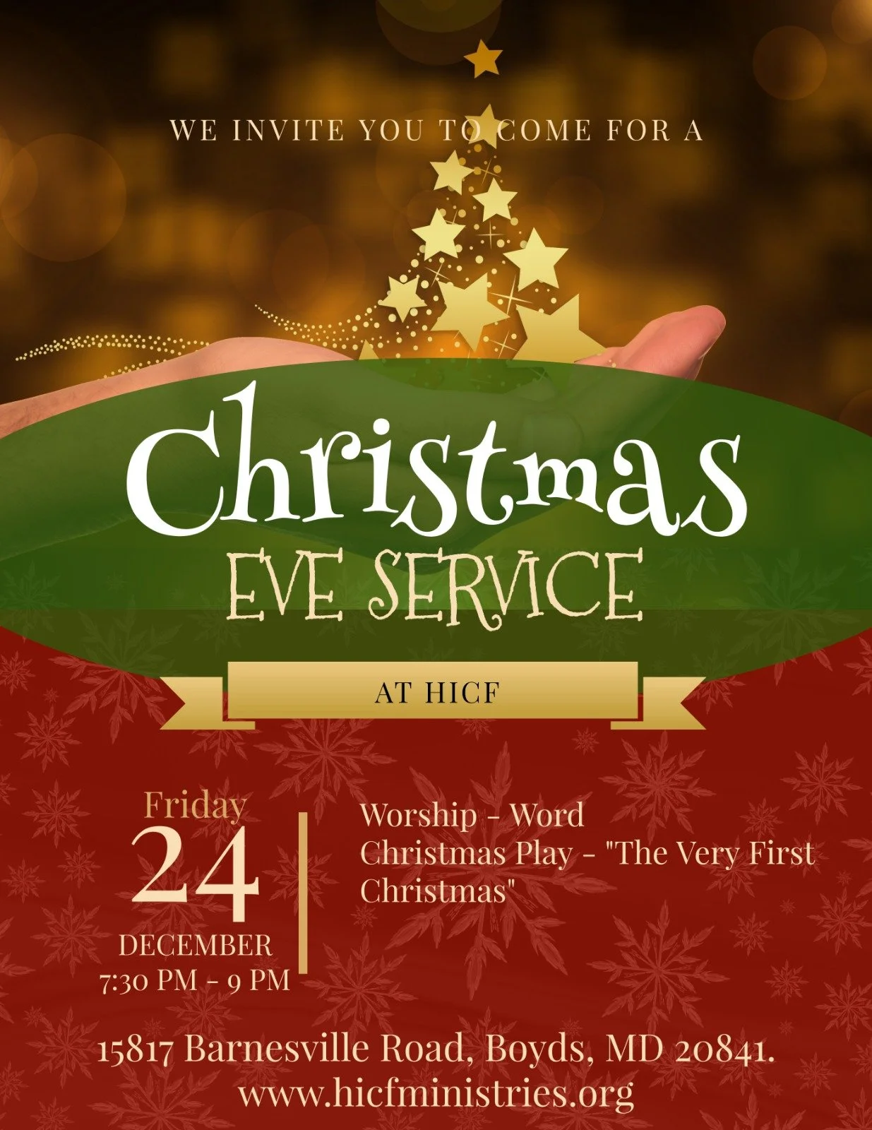 ONLINE ONLY Christmas Eve Service — HICF MINISTRIES