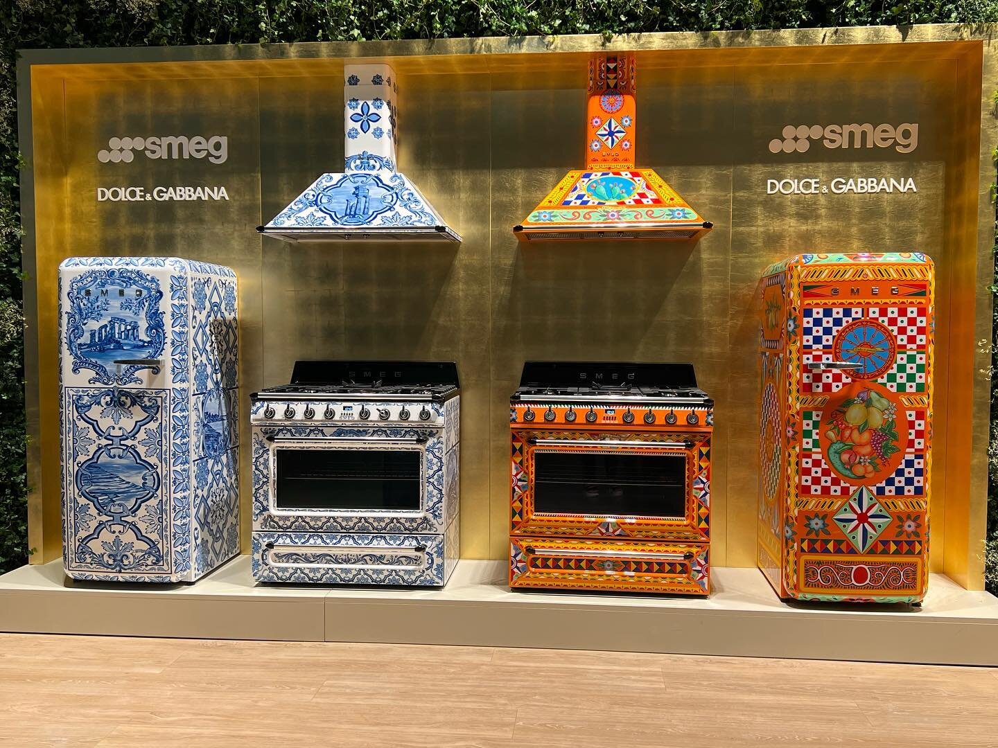 Smeg appliances with Dolce and Gabbana design
