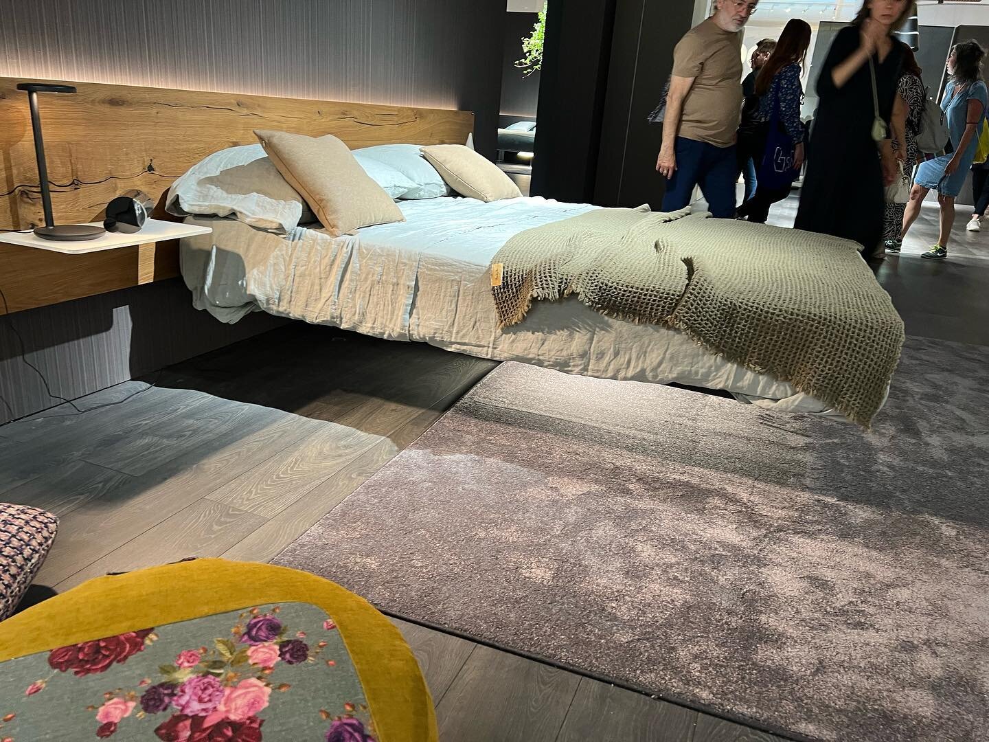 Floating bed that I&rsquo;ve seen in Milan. @ Salone. So cool!
