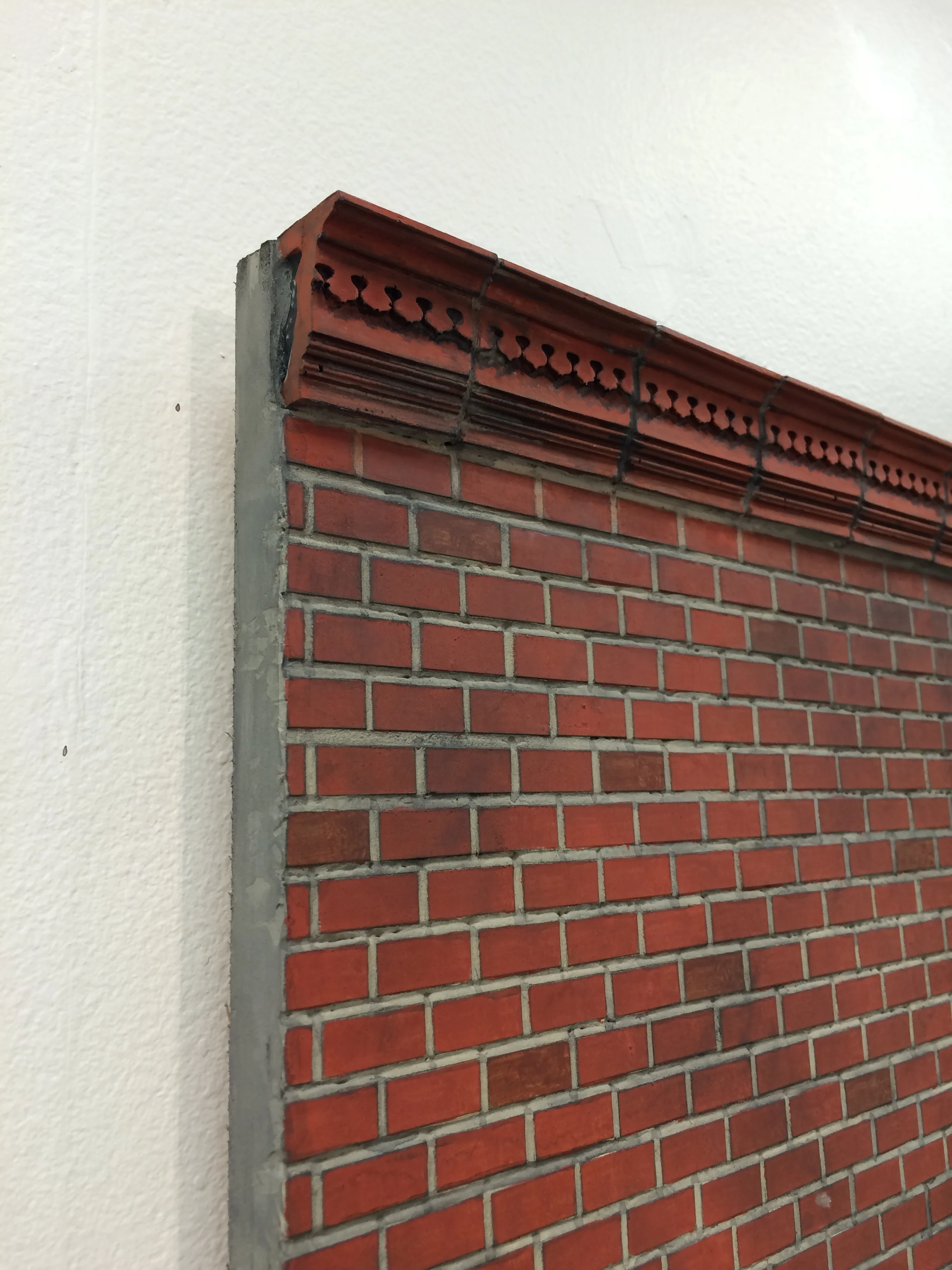    ‘Bridge To Total Freedom'  Detail   Wood, laser-cut mdf, cast plastic, chipboard, ink, acrylic, graphite  24” W x 48”H x 8”D  2017  Private Collection 