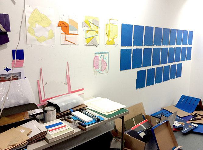 Ryan Sarah Murphy's studio in East Harlem