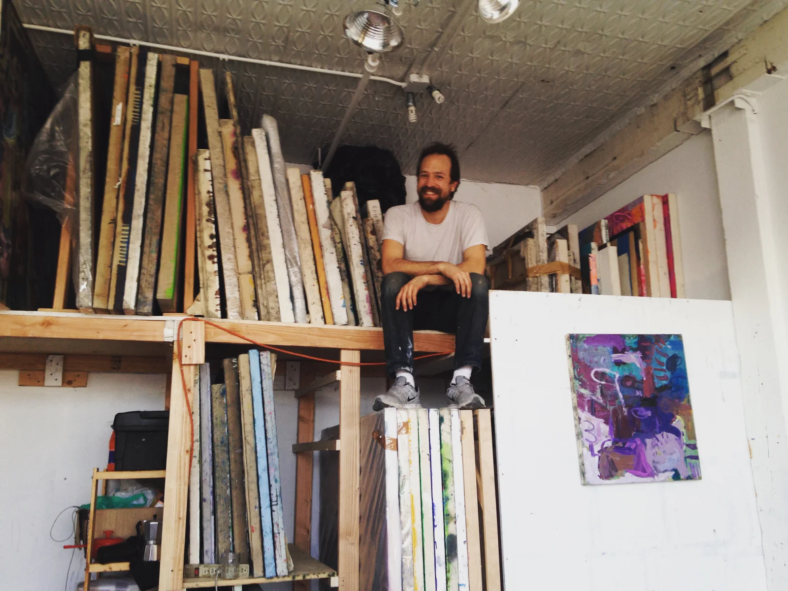 Todd in his Brooklyn studio.