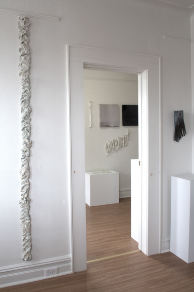 A view into Janine's Queens studio.