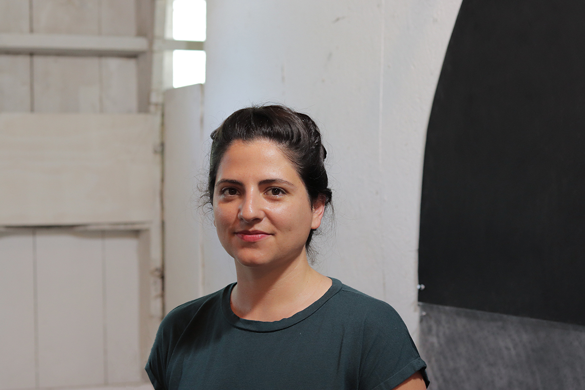 Beverly in her studio. Photo credit: Christy Chan.