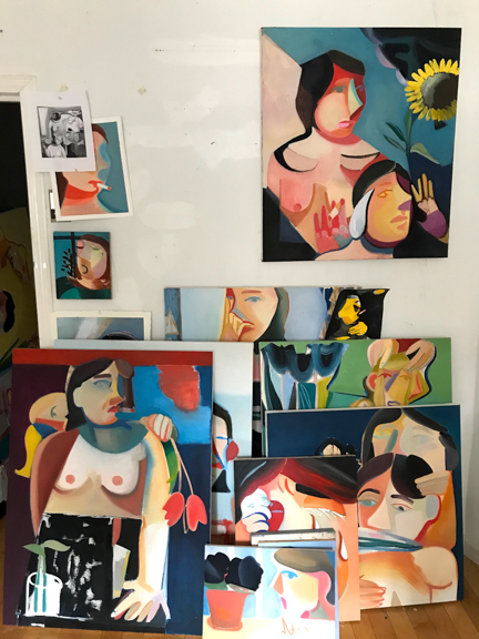 Danielle's studio.