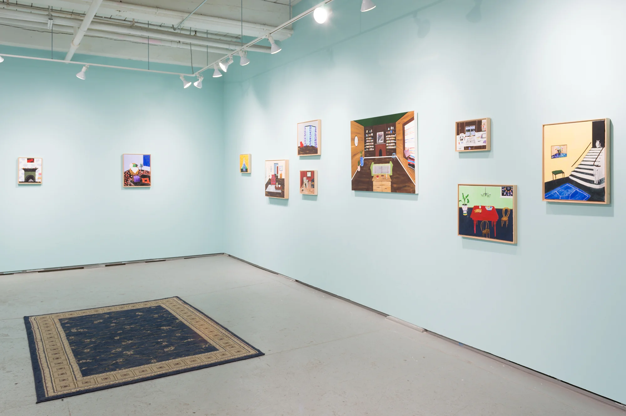 Installation view: Polly Shindler: Retreat , curated by Will Hutnick, OyG Projects, July 29–August 27, 2017. 