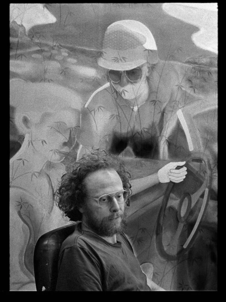 Max in his studio. Photo credit to Matthew Spiegelman