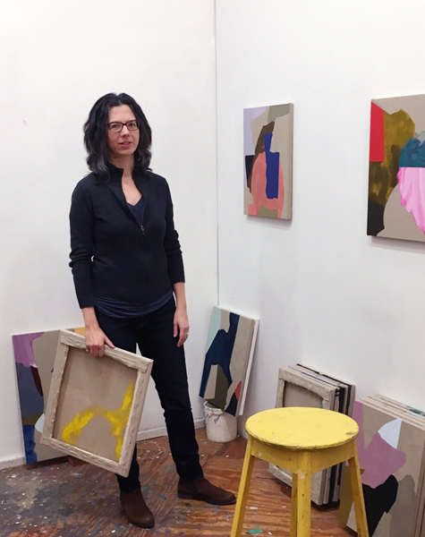 Erin in her studio.