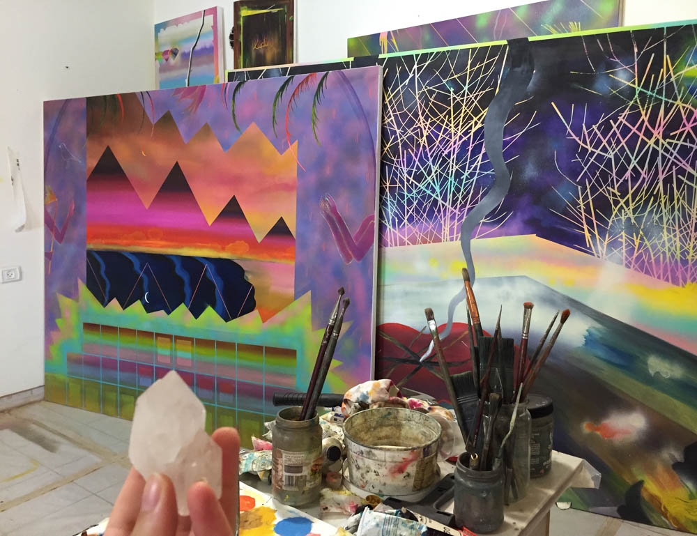 Sharona's studio. 