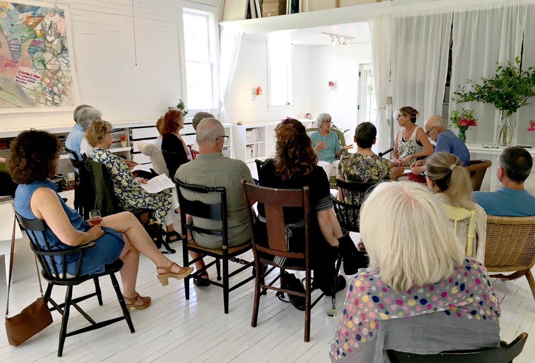  Dialogue with Carol C. Spaulding &amp; Angela Saxon Moderated by Richard Kooyman for  Rock Cashmere Sweater  in June 2018 