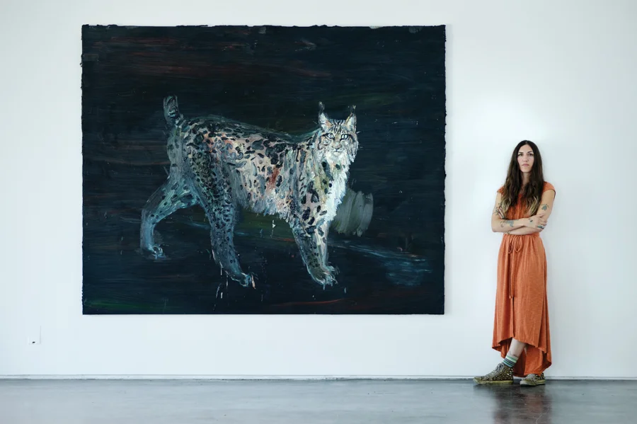 Installation view: Allison Schulnik: NEST , September 2017, Galería Javier López & Fer Francés, Madrid, Spain. Photo by Pablo Gomez Zuolaga.