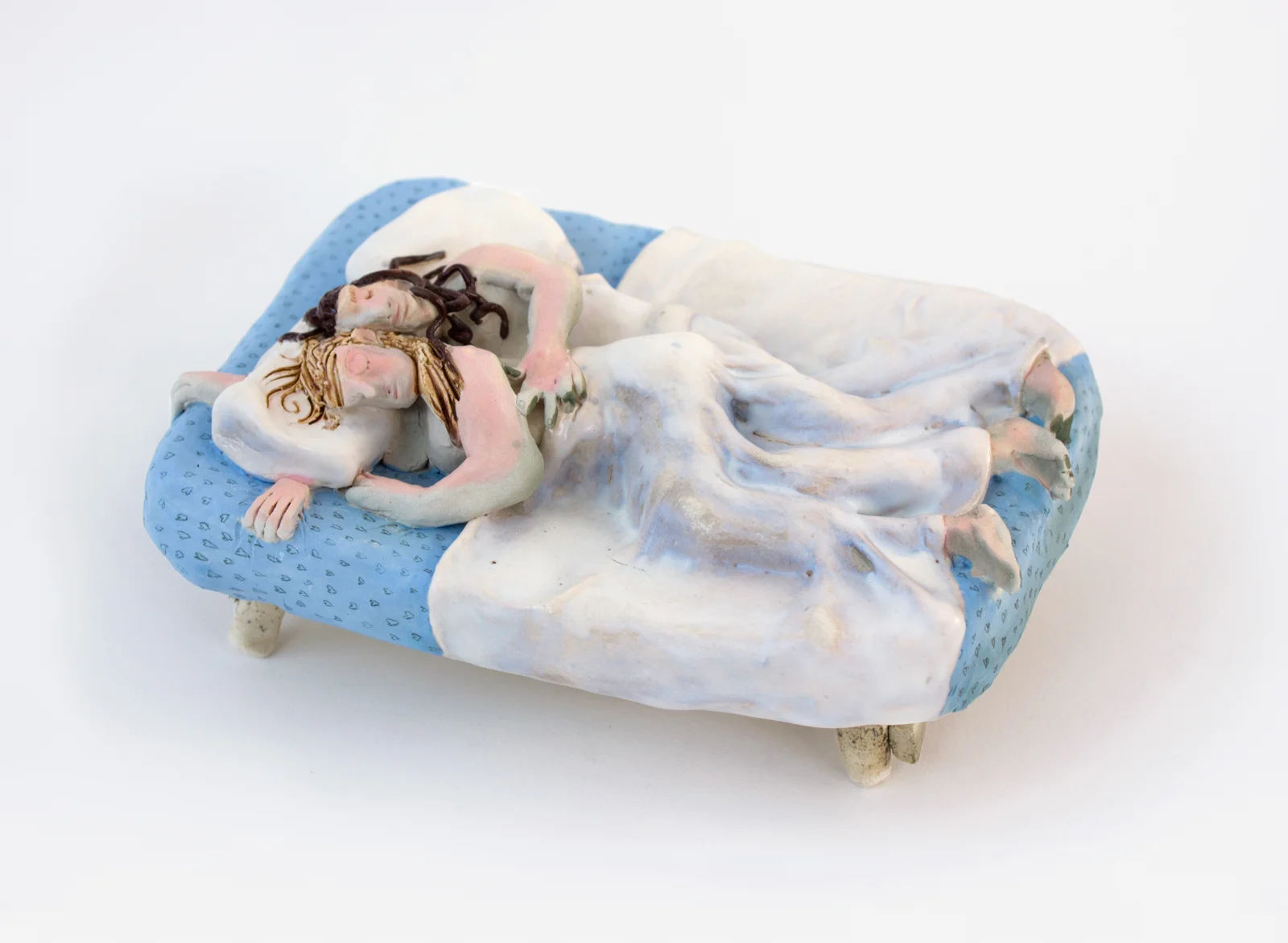 Sleep With You , 2018. Glazed Porcelain, 8.5 x 6.5 x 3.5 inches