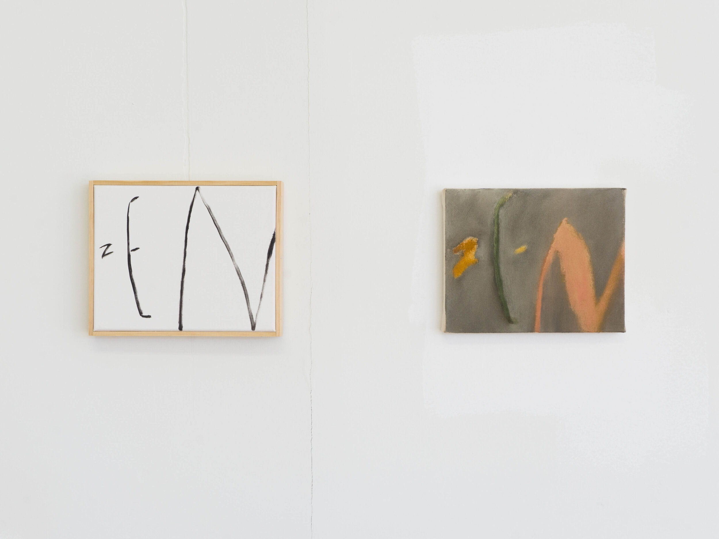  Ted Gahl,  Zen Paintings , installation view 