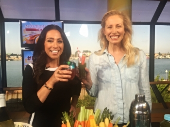 I think I'm a little bit excited to be on KTVU to talk about healthy cocktails :) 