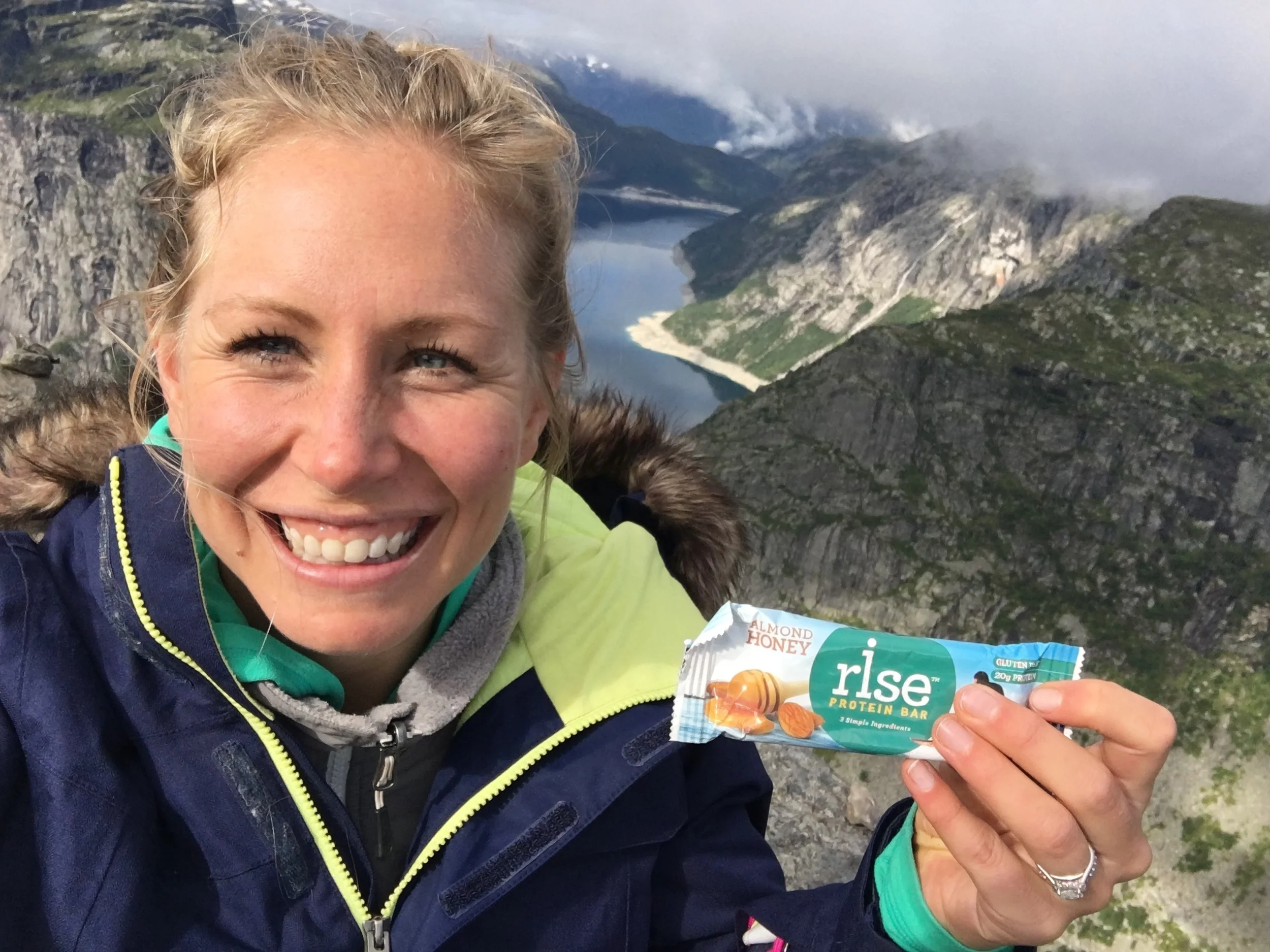 I LOVE these bars. So tasty and help keep me really full on big hikes or after a big workout. 